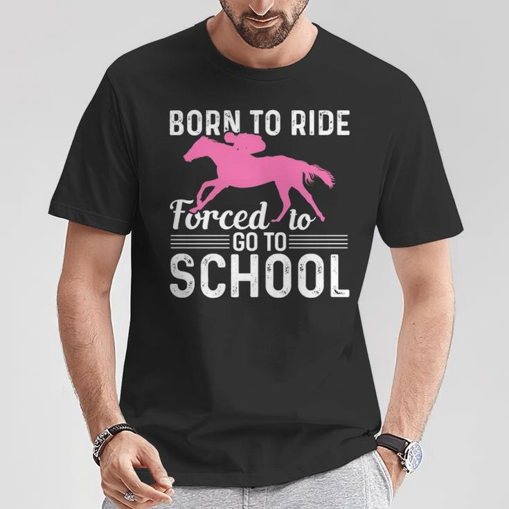 Horseback Riding Girl Horse Girl T-Shirt Unique Gifts