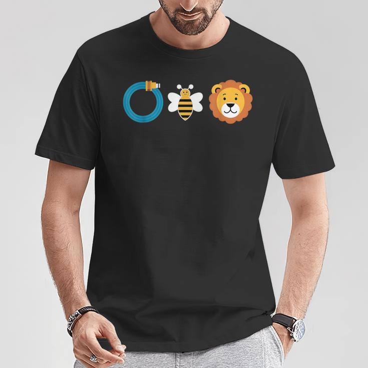 Hose Bee Lion Graphic Adult Humor T-Shirt Unique Gifts