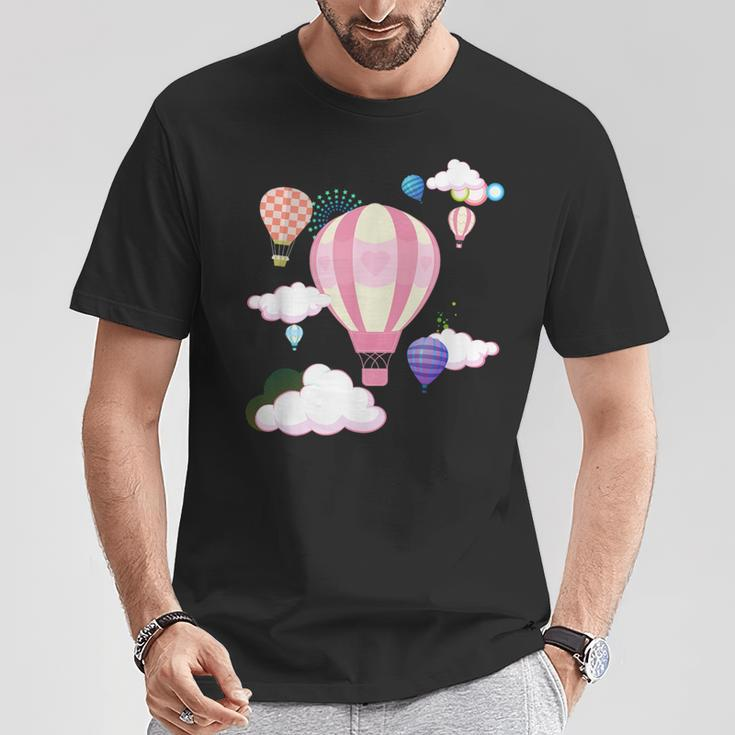 Hot Air Balloons The Sky Is The Limit Creative T-Shirt Unique Gifts