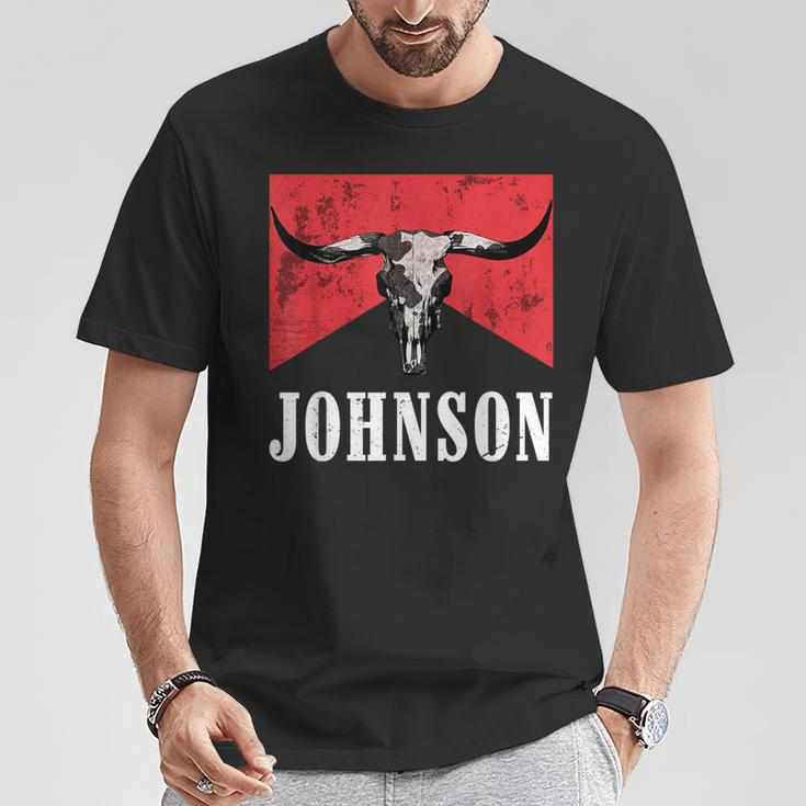 Howdy Cojo Western Style Team Johnson Family Reunion T-Shirt Unique Gifts