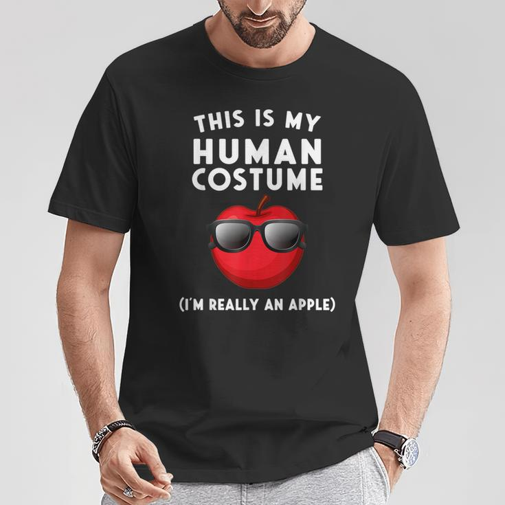 This Is My Human Costume I'm Really An Apple T-Shirt Unique Gifts