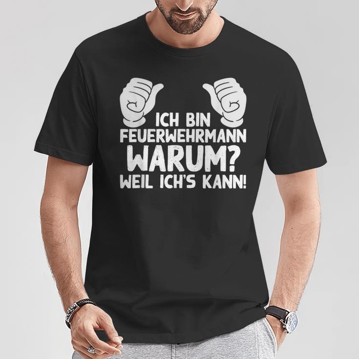 Ich Bin Feuerwehrmann Fire Brigade T-Shirt Lustige Geschenke