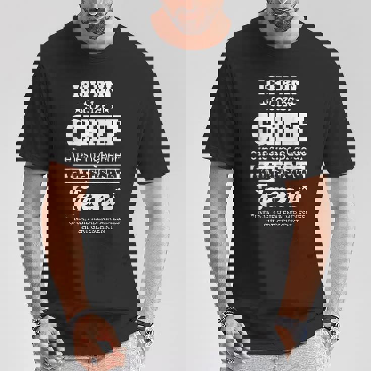 Ich Bin Stolzer Chef Einer Unheuer Fantastischen Team T-Shirt Lustige Geschenke