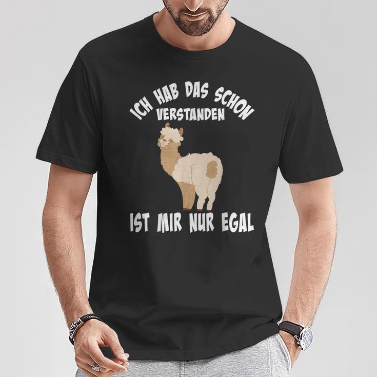 Ich Hab Das Schon Versten Alpaca Und Lama T-Shirt Lustige Geschenke