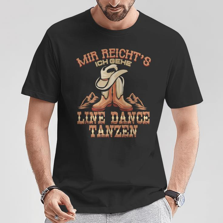 Ich Reicht's Ich Geh Line Dance Dance Western Dancer T-Shirt Lustige Geschenke