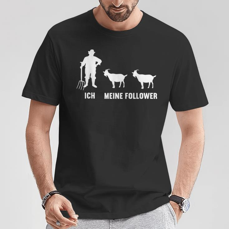 Ich und Meine Follower Ziege, Bauernhofmotiv T-Shirt für Landwirte Lustige Geschenke