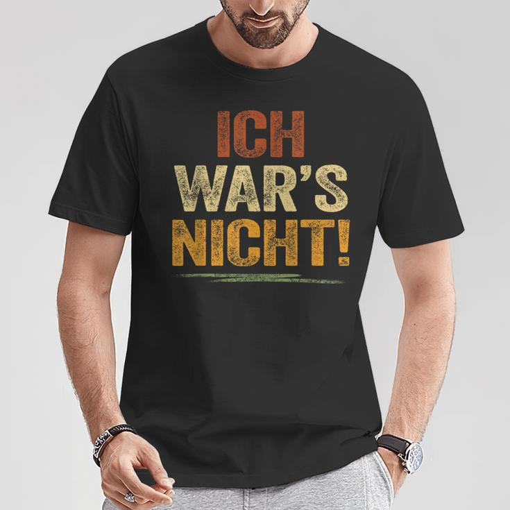Ich War Das Nicht Fustige Ich War's Nicht German Language S T-Shirt Lustige Geschenke