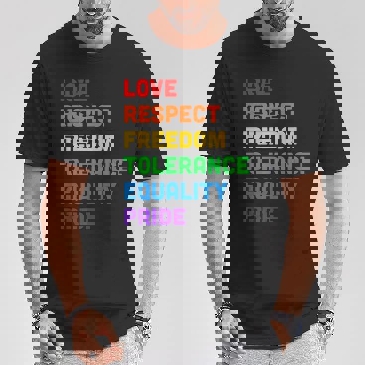 Igualdad Orgullo Gay Orgullo Lgbtq Igualdad Camiseta unisex Regalos divertidos