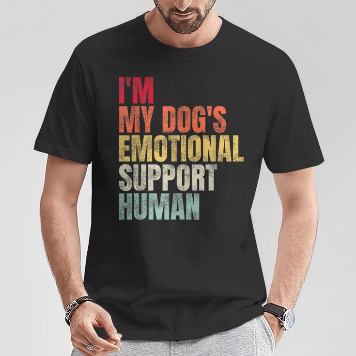 I'm My Dog's Emotional Support-Human T-Shirt Unique Gifts