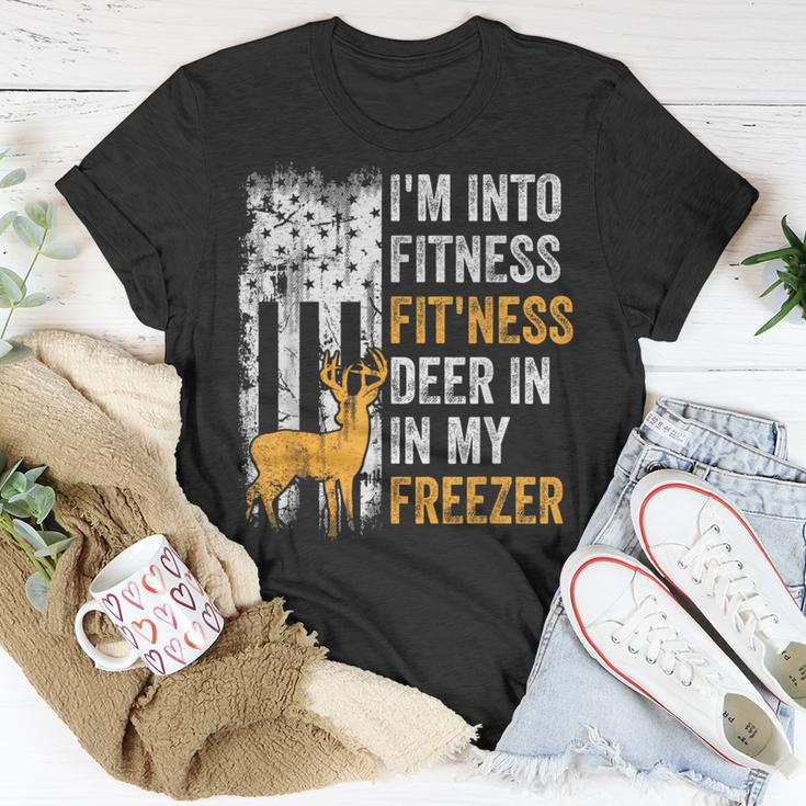 I'm Into Fitness Deer Freezer Hunting Deer Hunter T-Shirt Unique Gifts