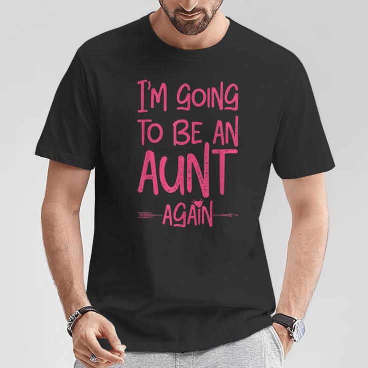 I'm Going To Be An Auntie Again New Baby Pregnancy T-Shirt Unique Gifts