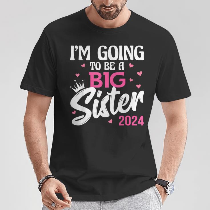 I'm Going To Be A Big Sis Promoted To Big Sister Est 2024 T-Shirt Unique Gifts