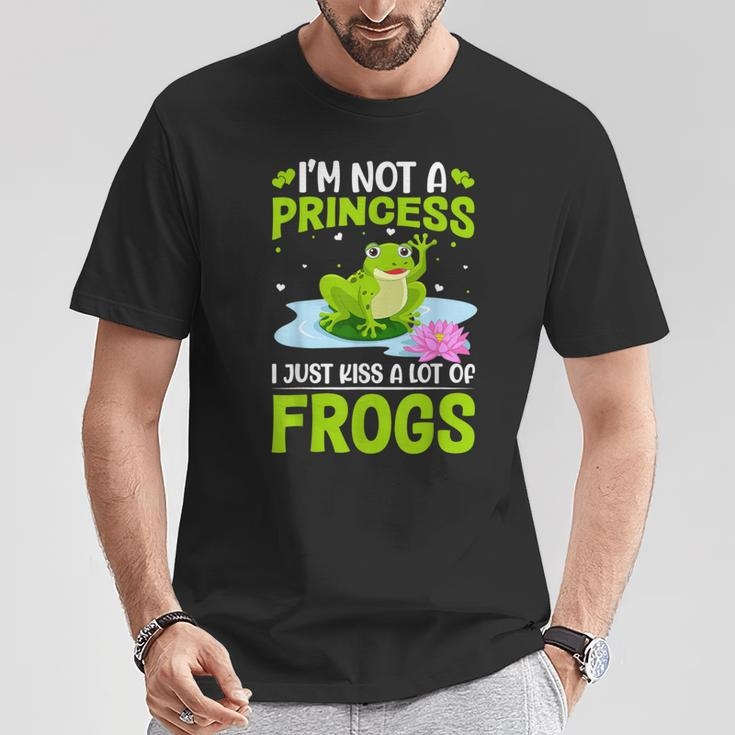 I'm Not A Princess I Just Kiss A Lot Of Frogs T-Shirt Unique Gifts