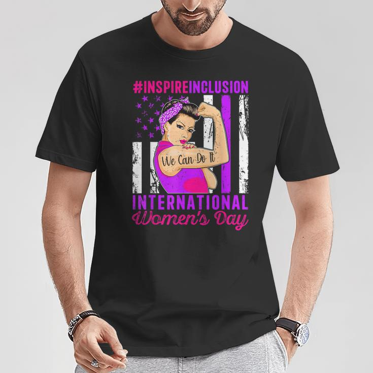 International Women's Day 2024 Inspire Inclusion 8 March T-Shirt Unique Gifts