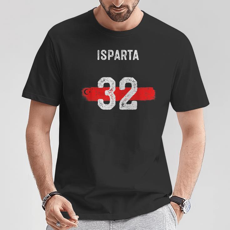 Isparta-Themen T-Shirt, Nummer 32 Design, Schwarz Lustige Geschenke