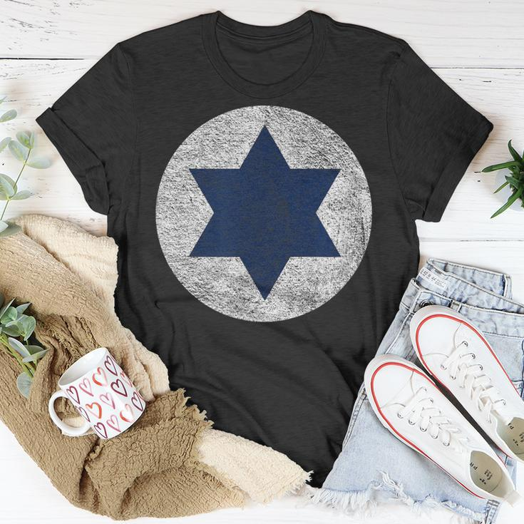 Israeli Air Force Israel Defense Roundel Flag Star Of David T-Shirt Unique Gifts