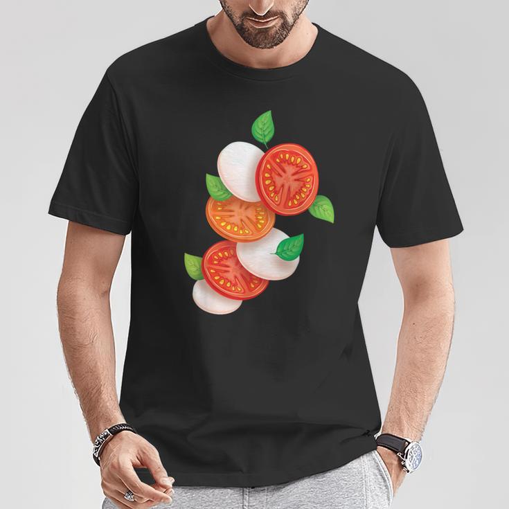 Italian Caprese Salad Tomato Basil Mozzarella Foo T-Shirt Lustige Geschenke