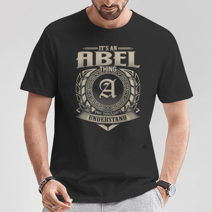 It's An Abel Thing You Wouldn't Understand Name Vintage T-Shirt Funny Gifts