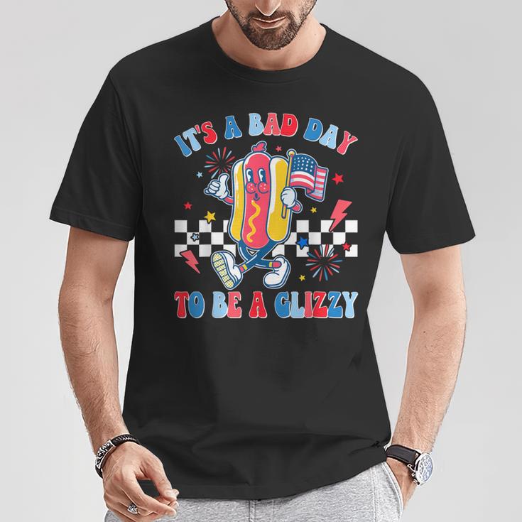 It’S A Bad Day To Be A Glizzy 4Th Of July Hotdog 4Th T-Shirt Unique Gifts