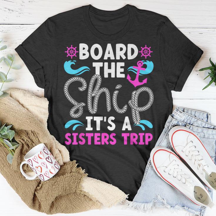 It's A Sisters Cruise Trip 2024 Sisters Cruising Vacation T-Shirt Unique Gifts