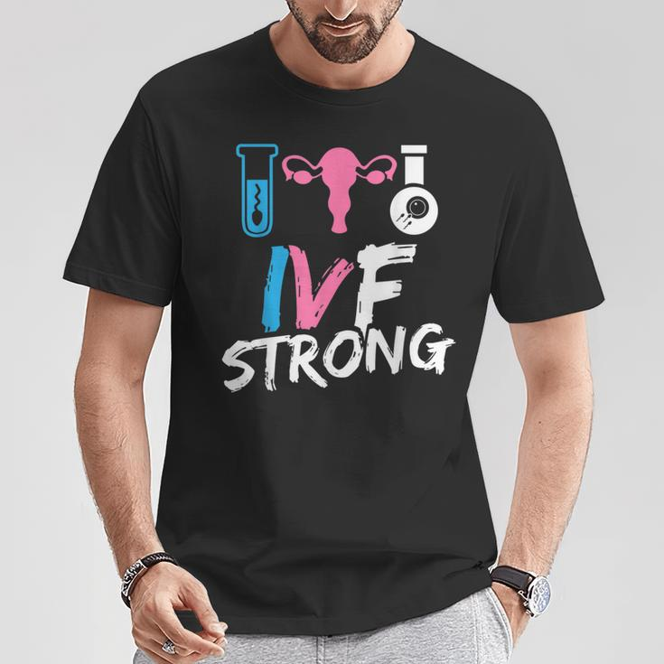 Ivf Warrior Dad Mom Strength Transfer Day Infertility T-Shirt Unique Gifts