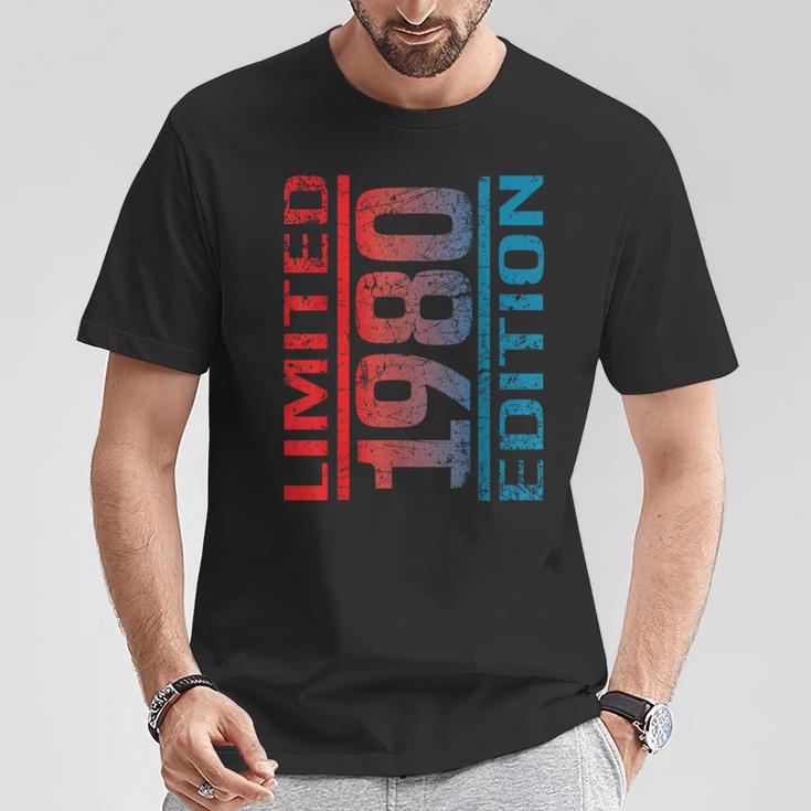 Jahrgang 1980 Limited Edition 1980 Geburtstag T-Shirt Lustige Geschenke