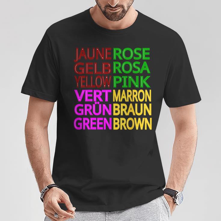 Jaune Roseert Marron T-Shirt Lustige Geschenke