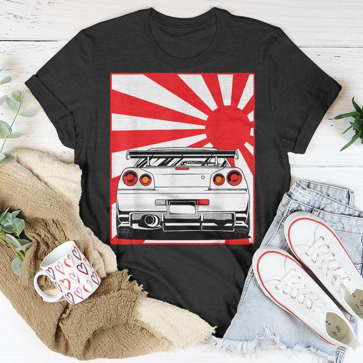 Jdm Drifting Car Race Japanese Sun Street Racing Automotive T-Shirt Unique Gifts