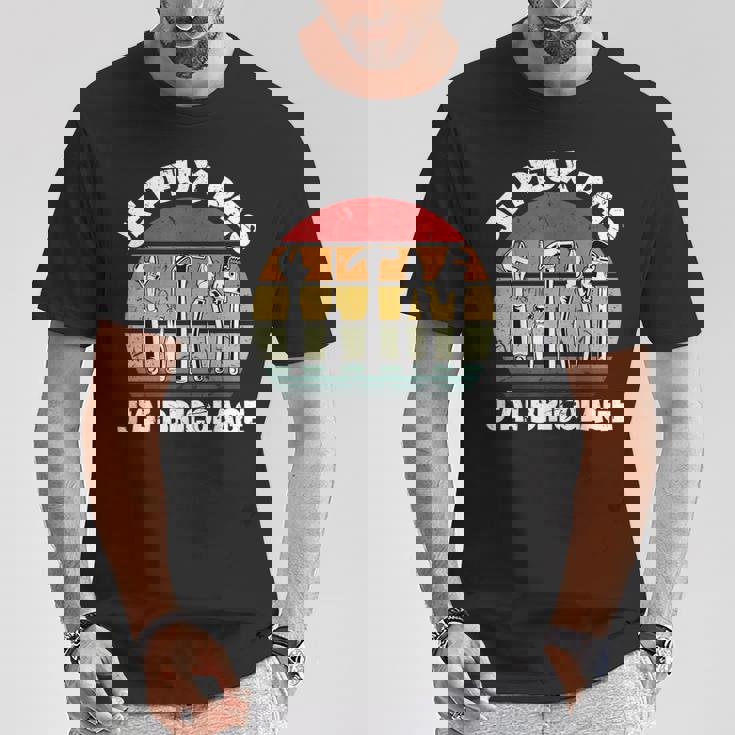 Je Peux Pas J'ai Bricolage Cadeau Pour Papy Papa Bricoleur T-Shirt Cadeaux drôles