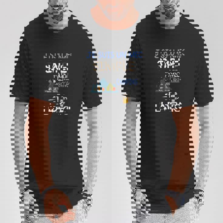 Je Suis Un Mec Simple-Camping T-Shirt Cadeaux drôles