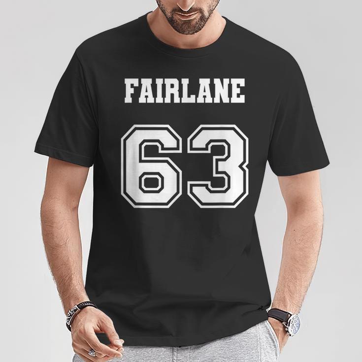Jersey Style 63 1963 Fairlane Old School Classic Muscle Car T-Shirt Unique Gifts