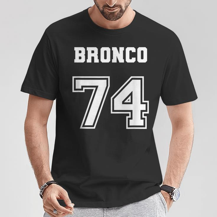 Jersey Style Bronco 74 1974 Old School Suv 4X4 Offroad Truck T-Shirt Unique Gifts