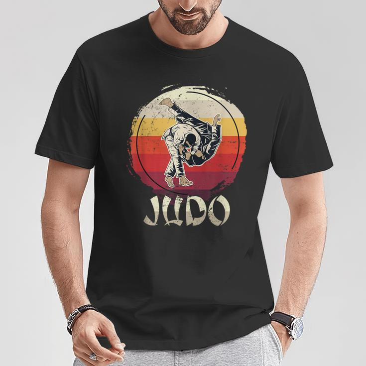 Judoka Sparring Retro Judo T-Shirt Lustige Geschenke