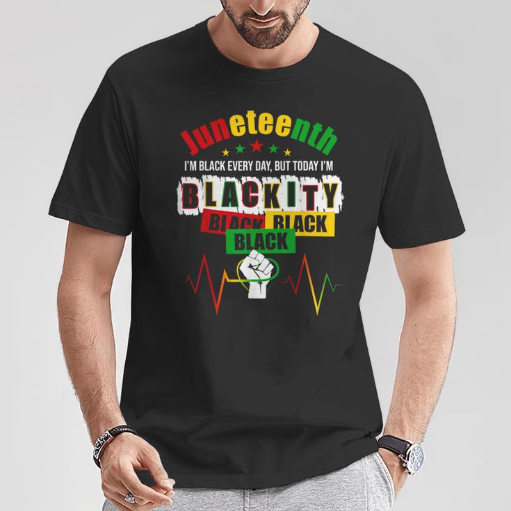 Junenth Blackity African America Black History Women T-Shirt Unique Gifts