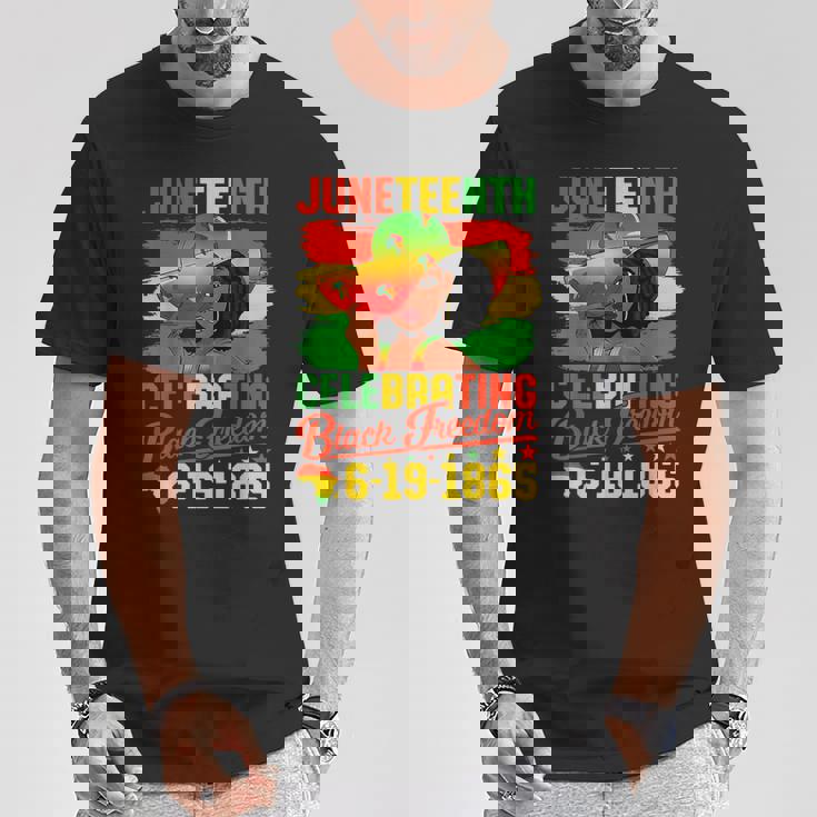 Junenth Celebrating Black Freedom African American Women T-Shirt Unique Gifts