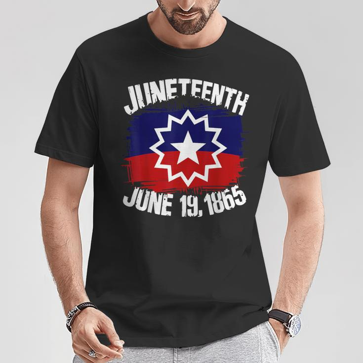 Junenth Flag June 19Th 1865 Junenth Black Freedom Day T-Shirt Unique Gifts