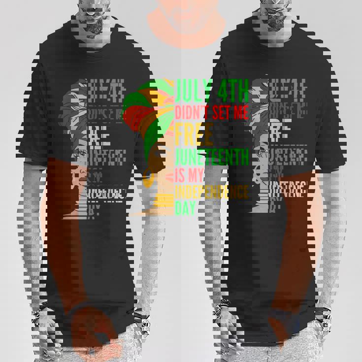 Junenth Is My Independence Day Black History Civil Rights T-Shirt Unique Gifts
