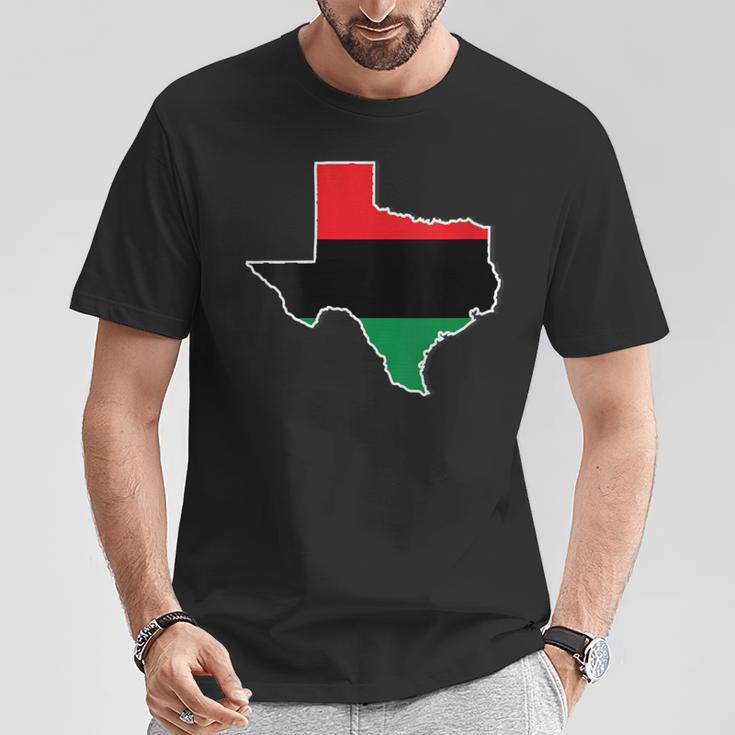 Junenth Pan African Flag Texas Freedom Day T-Shirt Unique Gifts