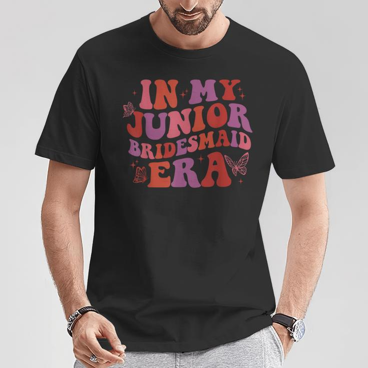 In My Junior Bridesmaid Era Groovy T-Shirt Personalized Gifts