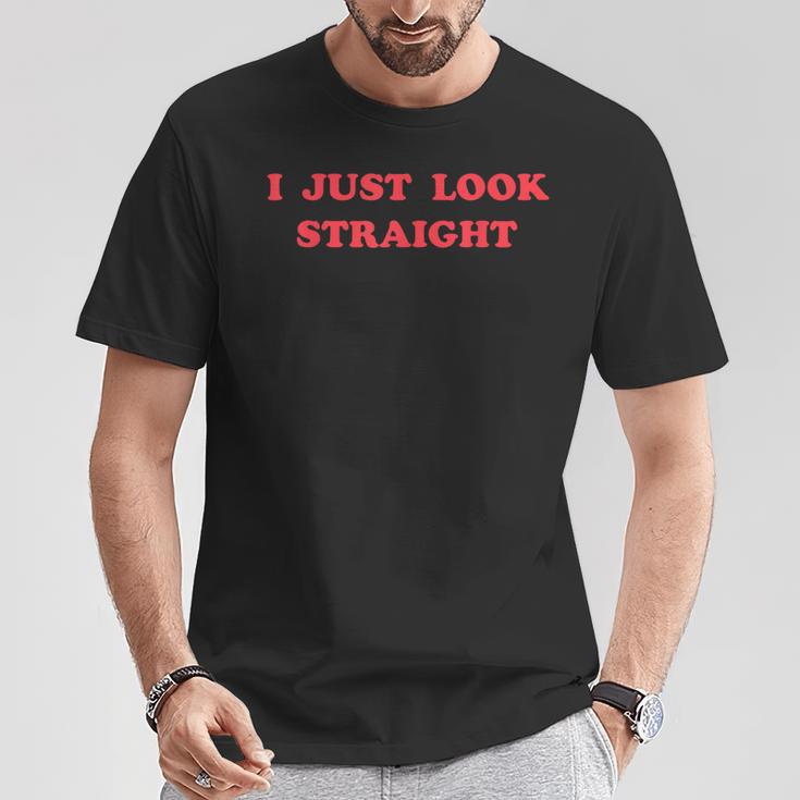 I Just Look Straight Lgbtq Gay Pride Month Lesbian T-Shirt Unique Gifts