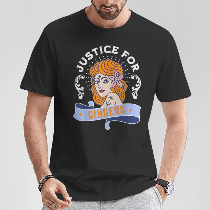 Justice For Gingers Redhead Pride T-Shirt Unique Gifts