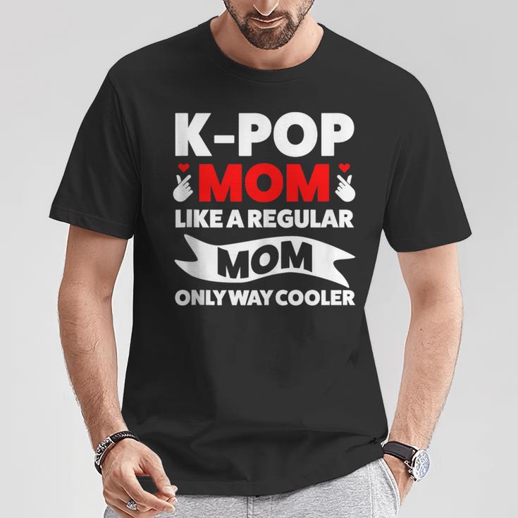 K-Pop Mom Like A Regular Mom Only Way Cooler Lgbt Gay Pride T-Shirt Unique Gifts