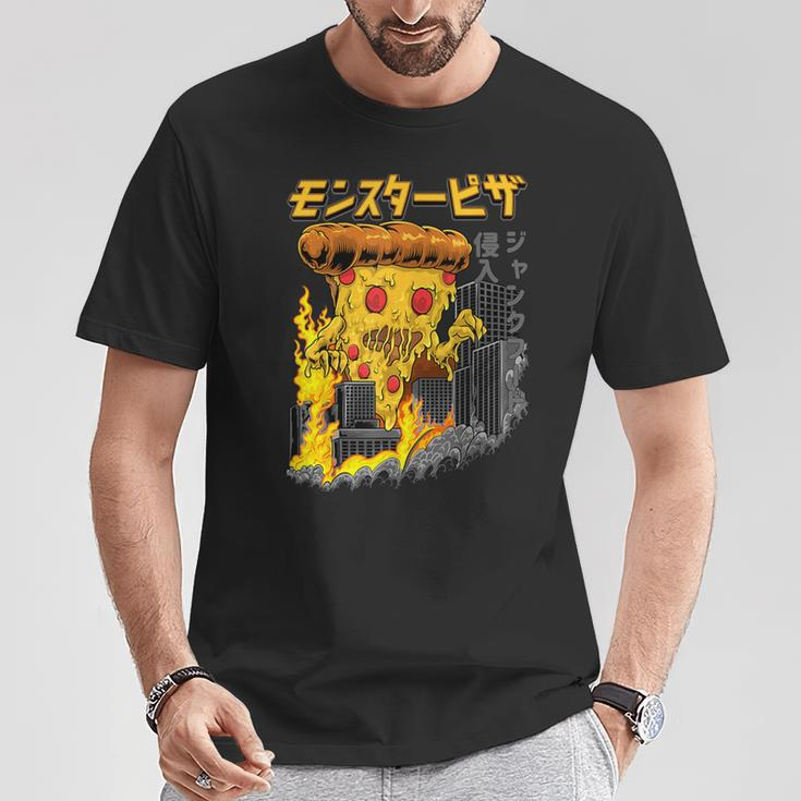 Kaiju Monster Pizza Japan Anime Merch Manga T-Shirt Lustige Geschenke