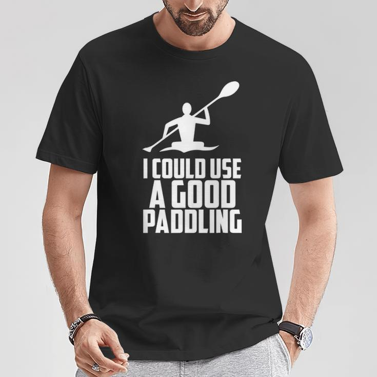 Kayak Canoe Accessories Supplies Boating Rafting T-Shirt Unique Gifts
