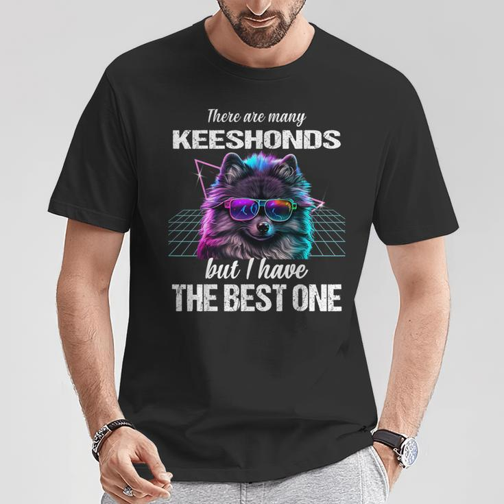 Keeshond Dog Keeshonds T-Shirt Lustige Geschenke