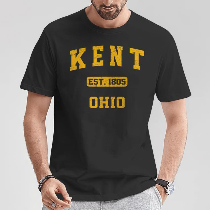 Kent Ohio Oh Vintage State Athletic Style T-Shirt Unique Gifts
