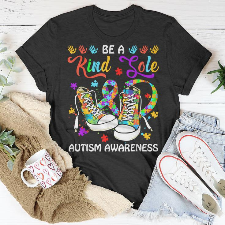Be A Kind Sole Autism Awareness Puzzle Shoes Be Kind T-Shirt Unique Gifts