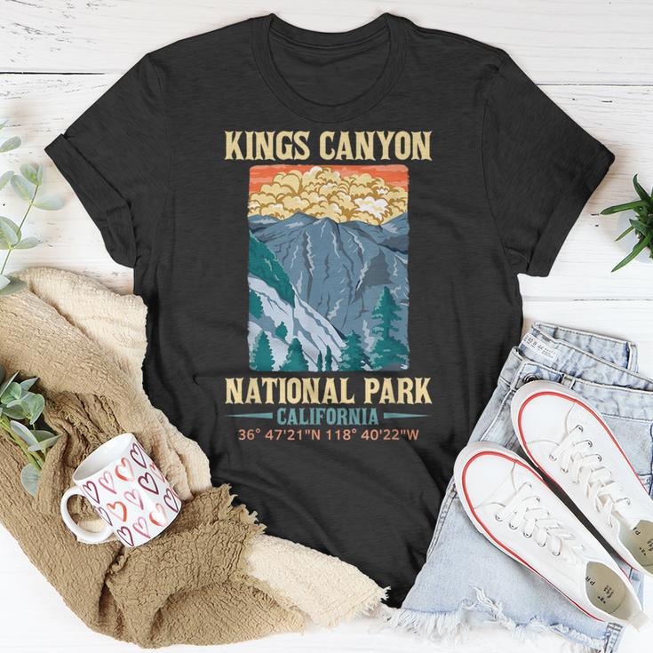 Kings Canyon Us National Park California Usa Parks Lover T-Shirt Unique Gifts