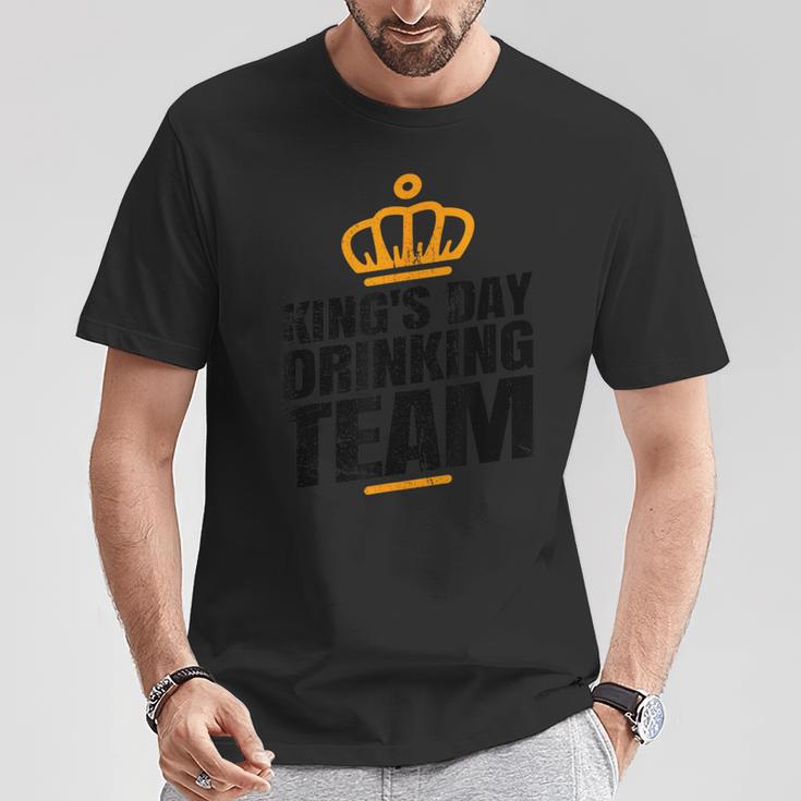 Kings Day Kings Day Drinking Team Koningsdag T-Shirt Lustige Geschenke