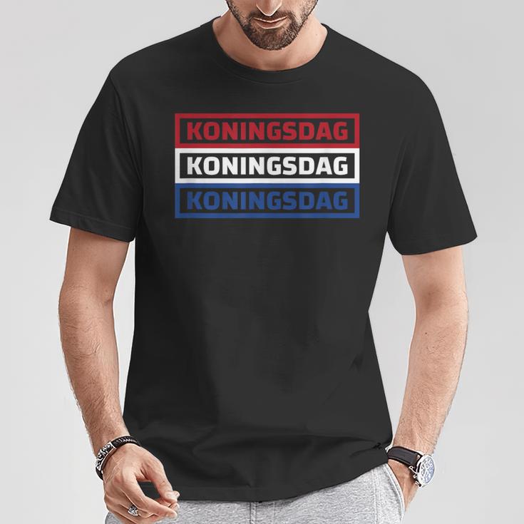 Kingsday Amsterdam Koningsdag Netherlands Holland T-Shirt Lustige Geschenke